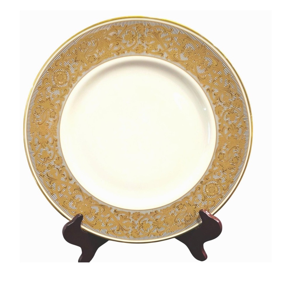 LENOX Haute Couture Colin Cowie Millennium Edition Gold Dinner Plates Set of 6